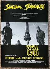 SUICIDAL TENDENCIES - STILL CYCO / TOUR DATES 1993 Full page UK magazine ad
