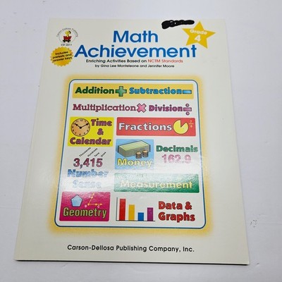 Math Achievement Grade 4 Carson-Dellosa Monteleone Moore 2001 Nctm Education