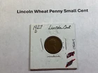 1927 D Lincoln Wheat Penny from Denver Mint Fine Condition 0920 15t