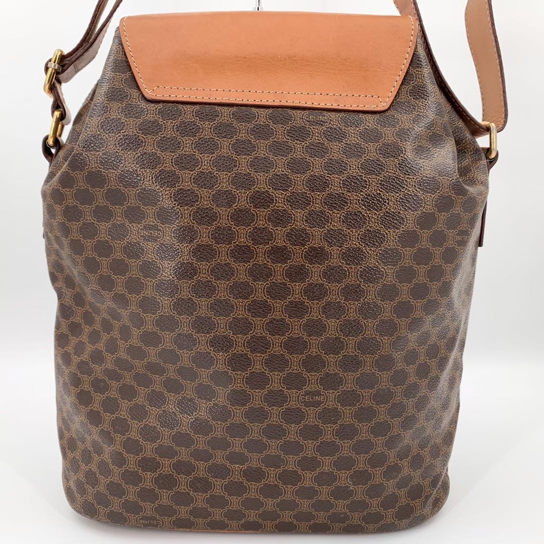 CELINE Macadam Triomphe Drawstring Shoulder Bag B… - image 3