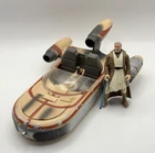 1995 Star Wars POTF Landspeeder Vehicle Working Shifter - w/Bonus Obi Wan!