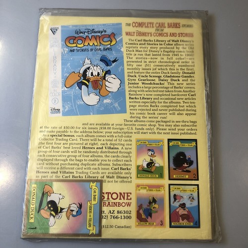 WALT DISNEYS COMICS UND GESCHICHTEN #1 DIE CARL BARKS BIBLIOTHEK GLADSTONE IN FARBE - Bild 2 von 5