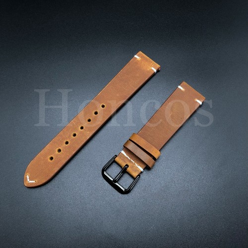 18-24 mm Reloj Genuino Cuero Suave Correa Correa Marrón Negro Se Adapta a IWC Pilot - Imagen 35 de 61