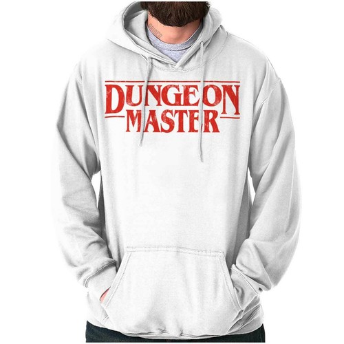 Dungeon Master TV Show Tabletop Gamer Nerd Adult Long Sleeve Hoodie Sweatshirt - Picture 10 of 10