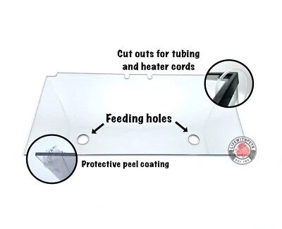 Lifewithpets Polycarbonate 10 Gallon Aquarium Lid. Compatible with Aqueon Tank.