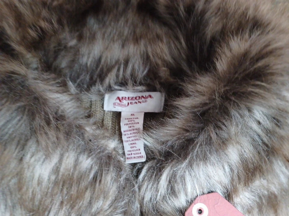Arizona Jeans Co. Chaleco de Piel Sintética Talla XL Mujer Otoño Ropa Informal Nuevo con Etiquetas Foto 3 de 4