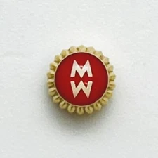 Authentic Crown For Michele Watches Stainless Steel Yellow Gold 5.5 mm