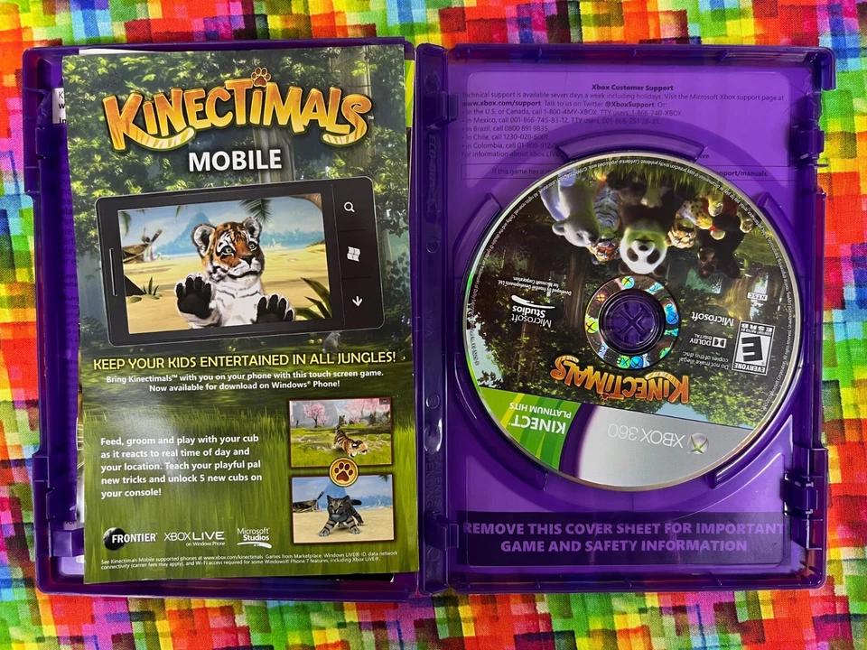 🎮🎮🎮Kinectimals Now with Bears - Xbox 360 w/Manual Free Shipping 3-5🎮🎮🎮 - Image 2 of 3