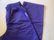 UA Butter soft Scrub Pants Elastic Waist Blue Purple Medium Med Work Preowned
