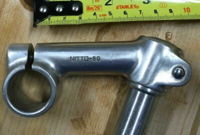 Nitto Tengaeshi Reversible Aluminum Stem 80mm VIA (pre-NJS