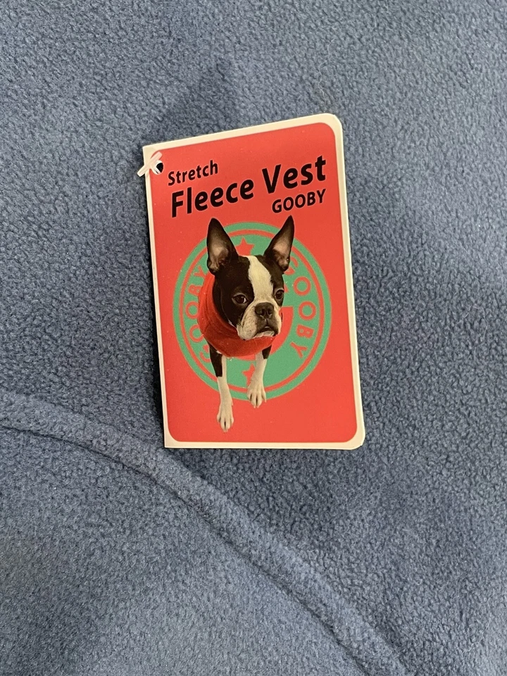 Gooby Stretch Fleece Vest Dog Sweater blue 5XL - Image 4 of 4