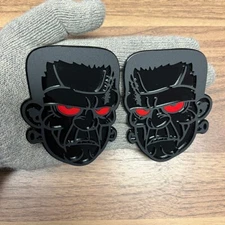 Franken Monster Badges Emblem red eye Fender  Badge Car/Truck, Angry Agressive