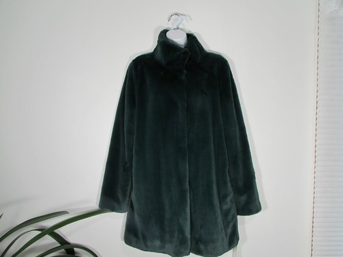 NWT Calvin Klein Faux Fur Coat Jacket 