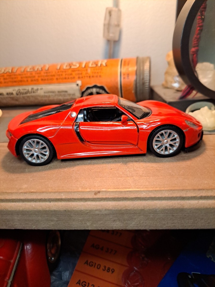 ビンテージファブリック Diecast Pull & Go 1:32 Cars Porsche 918 Spyder UNI FORTUNE | eBay
