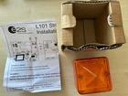 E2S L101 Amber Flashing Beacon, 24 V DC 300mS Surface Mount
