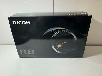 Ricoh R8 10.0MP 7.1x Wide zoom Compact Digital Camera - Black NEW OVP