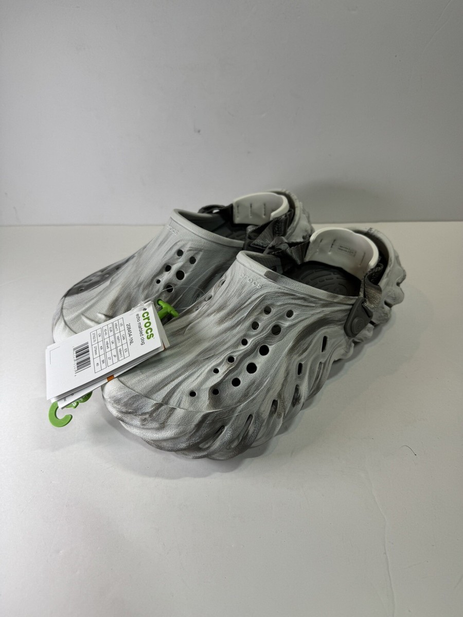 クロックス CROCS ECHO MARBLED CLOG 208454-1NL Crocs Echo Marbled Clog Moonlight / Multi - Jan 2024