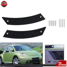 Aluminu Interior Door Handle Panel Repair Pull Handles Black For 98-10 VW Beetle