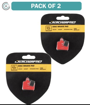 Jagwire Hayes Stroker Ryde 2 Pairs Mountain Sport Semi-Metallic Disc Brake Pads