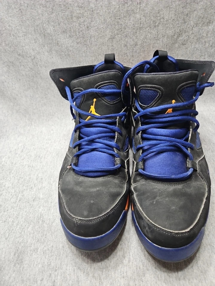 Nike Air Jordan Flight Club 91 Zapatos Negro Naranja Azul 555475-046 Para hombres Talla 11 Foto 4 de 4