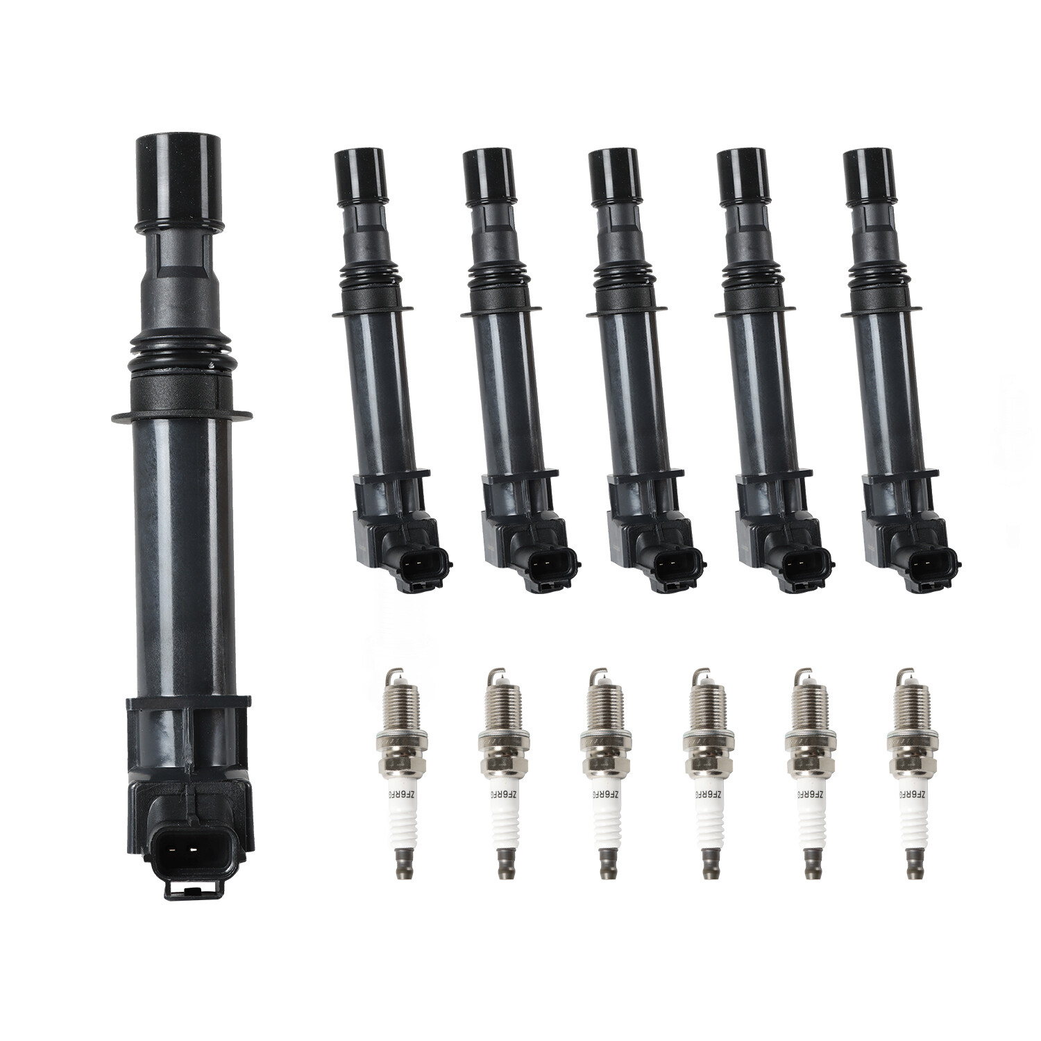 UF270 Set of 6 Ignition Coils + Spark Plugs For 20042008 Dodge Dakota