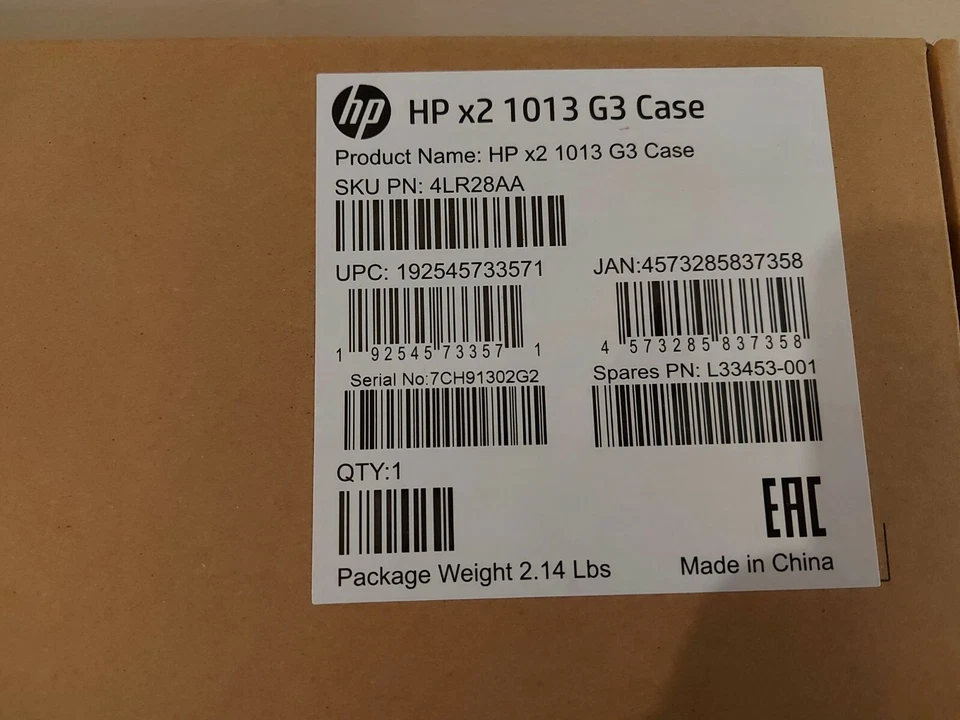 Genuine HP ELITE X2 1013 G3 PROTECTIVE CASE 4LR28AA - Image 2 of 3