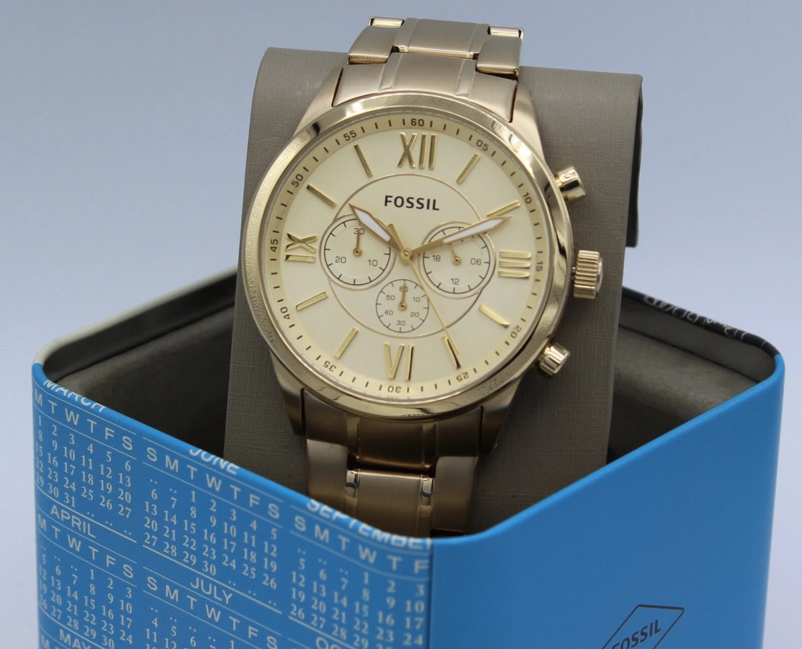 Buy Fossil Flynn Gold Chronograph Men s Watch at Ubuy UK