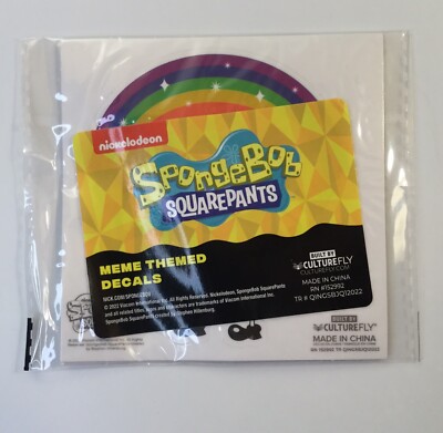 SpongeBob SquarePants Meme Themed Decals Set Of 3 Bikini Bottom Culturefly Exc