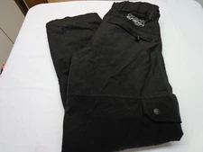 Ocean & Earth Snow Pants Ski Snow  OE Pro Series Fleece Lined Black Medium  FLAW