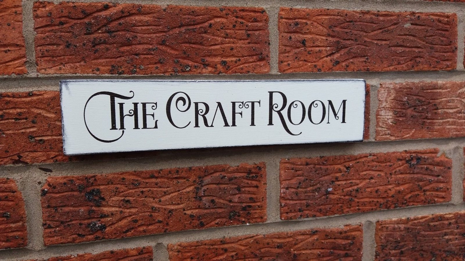 The Craft Room free standing sign shabby vintage chic gift idea sewing 