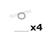 For BMW (1975-1993) Seal Ring Oil Pipe Hollow Bolt (4) FISCHER & PLATH