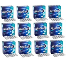 Nicotinell Gum Mint 204 Pieces 2mg Expiry 07-2026 Pack 12