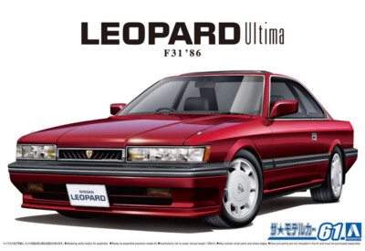 AOSHIMA NISSAN LEOPARD ULTIMA F31 '86 1/24 PLASTIC MODEL | eBay