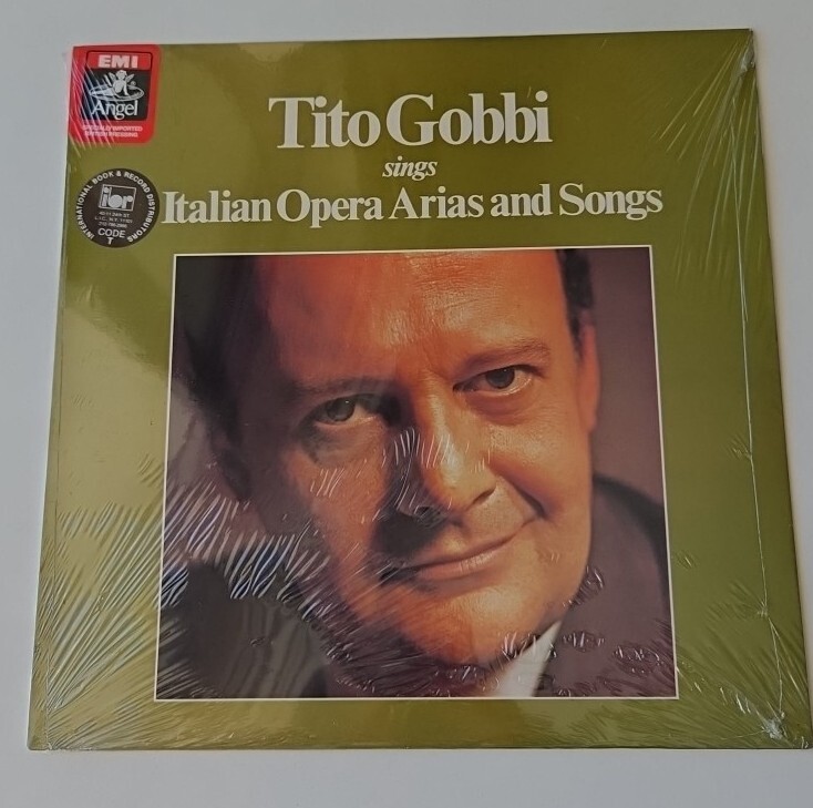 Emi LP Tito Gobbi Sings Italian Opera Arias and Songs