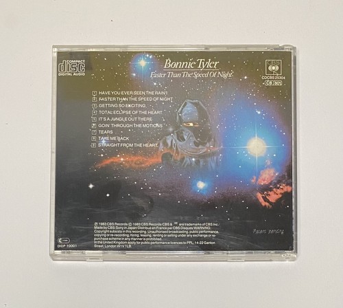 Bonnie Tyler - Faster Than the Speed of Night CD - No Bar Code - Picture 2 of 3
