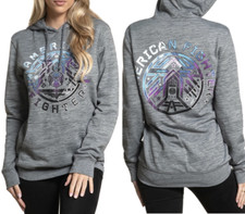 AMERICAN FIGHTER Women's Hoodie Pullover PAXTON Athletic Biker