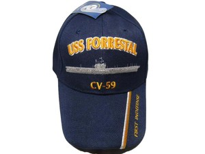 uss forrestal ball cap