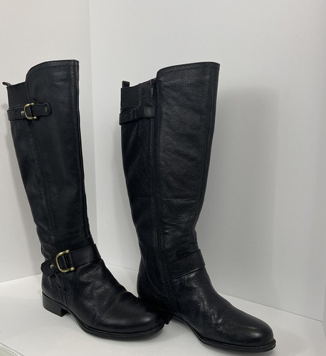 Naturalizer Wide Calf Shaft Boot N5 Comfort Size 6.5 Zipper 16 inch Tall. - Picture 7 of 13