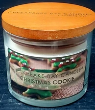 Chesapeake Bay Candle "Christmas Cookies"  9.5 oz  One Wick Deco Candle HTF *