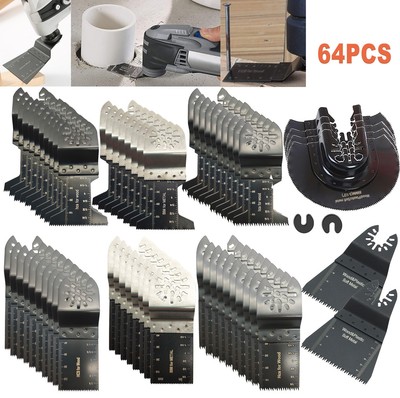 240pcs Oscillating Multi Tool Saw Blades Wood Metal Cut Cutter For Dewalt Fein