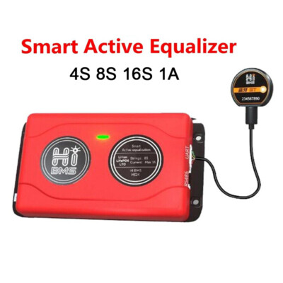 Li-Ion LiFePo4 Smart BMS Akku Balancer Aktiver Equalizer mit Bluetooth Modul