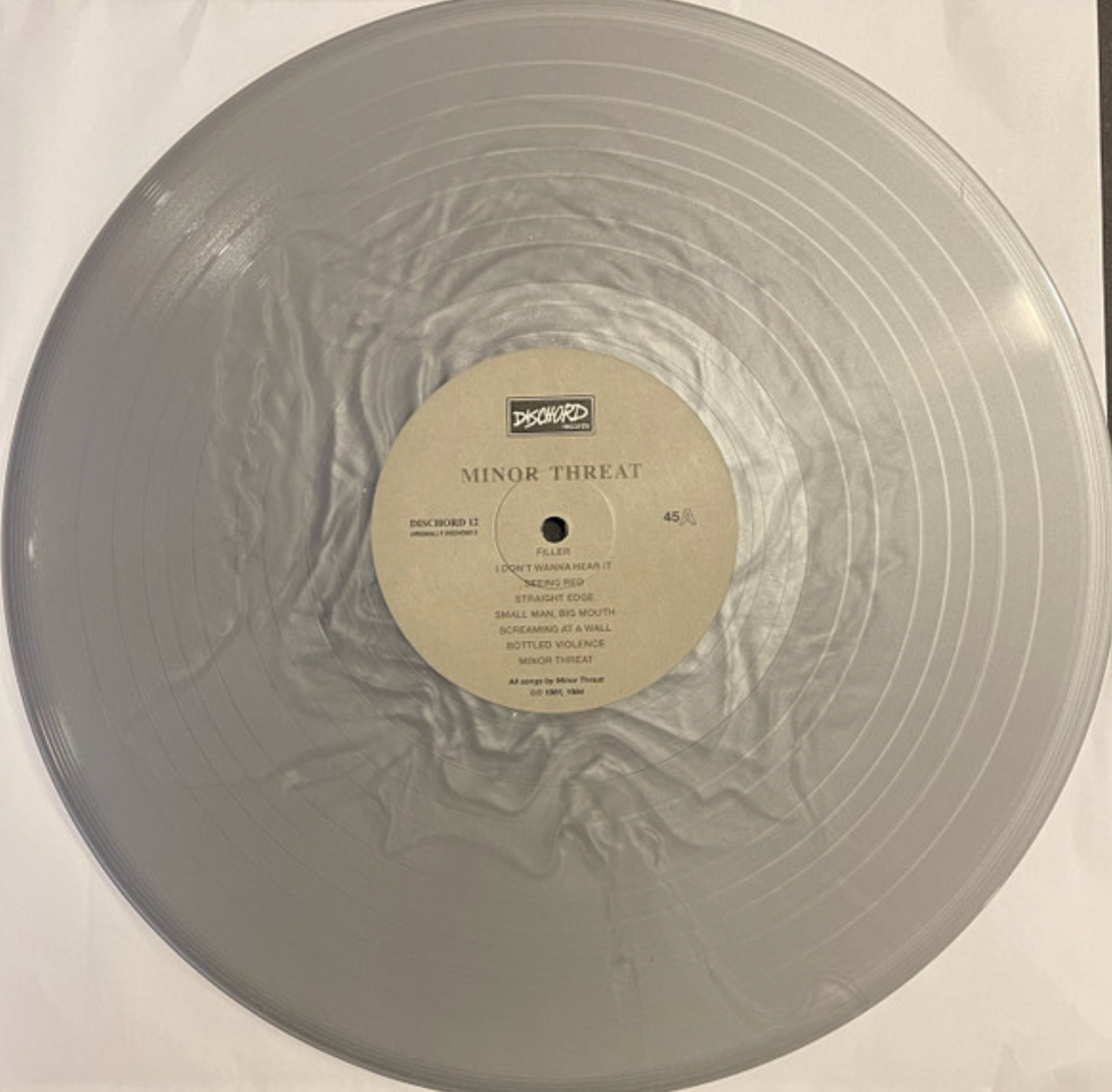 Minor Threat – Minor Threat LP 2022 Dischord – DISCHORD No. 12