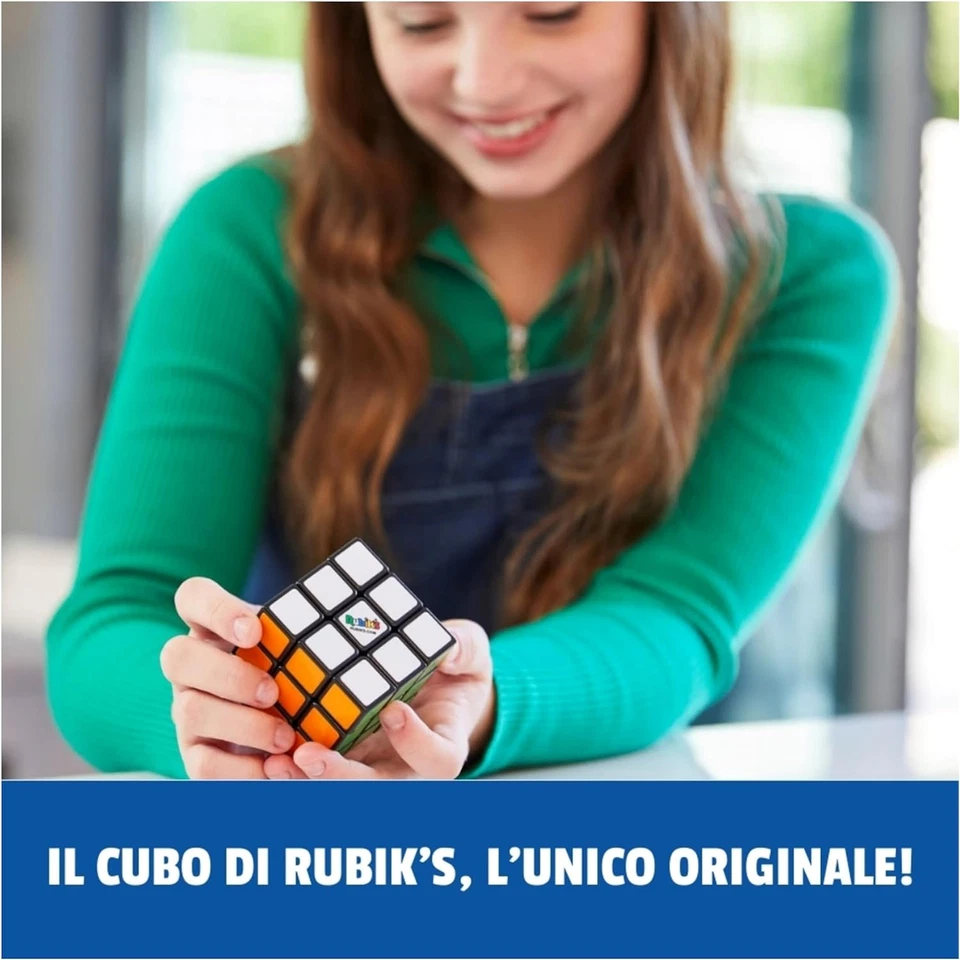 Cubo di Rubik Classico 3X3, L'Originale, per Bambini 8+, Rompicapo Professionale - Immagine 3 di 4