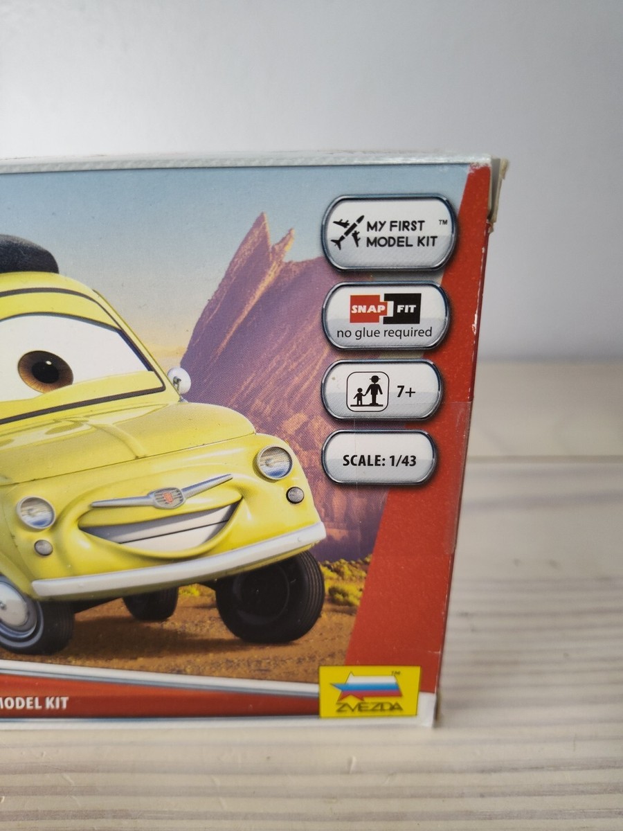 1/43 Luigi Fiat 500 from Disney Cars Snap Fit Zvezda #2016 New | eBay