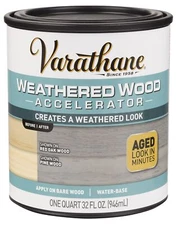 Varathane Quart Weathered Gray Wood Stain for Natural Aged Look Indoor Use