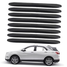 Bumper Guard Strip, 8 Pcs Anti-Collision Patch Anti-Scratch Rear Bumper Black