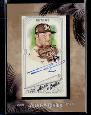 2018 Topps Allen & Ginter Mini Framed Black Frame Dillon Peters Auto