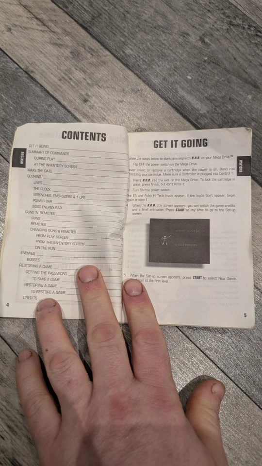 Sega Megadrive BOB -Box & Manual Only - Image 4 of 4