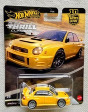 Hot Wheels Subaru Impreza WRX Yellow 1:64 Diecast Car Thrill Climbers