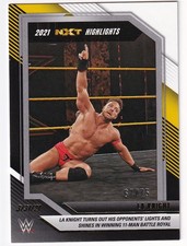 2022 Panini WWE NXT  2021 NXT Highlights Black and Gold #8 LA Knight #67/75